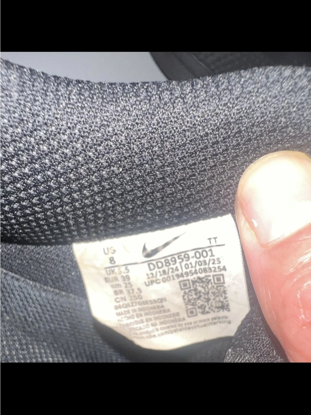 Nike Women's All-Black Athletic Sneakers